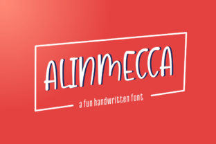 Alinmecca: A Sweet, Friendly Handwritten Font
