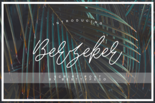 Berzeker: A Casual, Elegant Font That Just Works