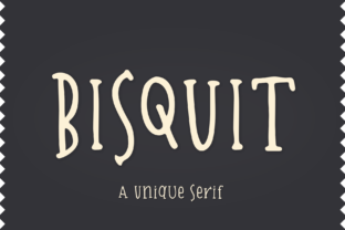 Bisquit: Where Elegance Meets Cheerfulness in Every Letter