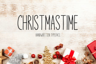 Christmastime Font: A Handwritten Holiday Typeface for Seasonal Design