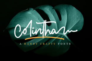 Colintha: A Handwritten Font That Balances Personality and Professional Clarity