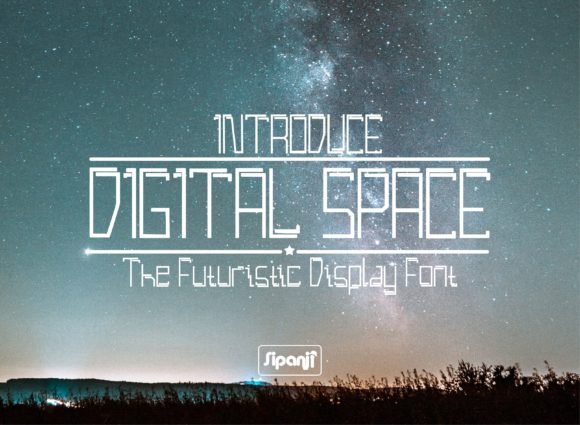Digital Space: A Modern Serif Font with a Digital Identity