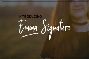 Emma Signature Font Evaluation Guide