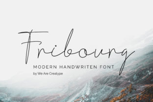 Fribourg: The Handcrafted Font That Brings Warmth and Authenticity to Your Designs