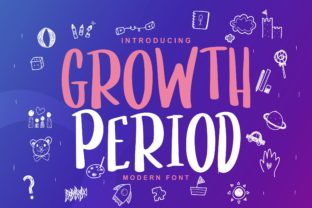 Growth Period: A Handwritten Font with Character