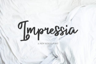 Impressia: A Sweet & Cool Handwritten Font