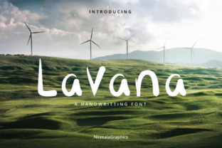 Lavana: A Handwritten Font for Real Moments