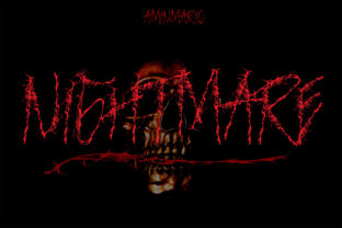 Nightmare: A Distinctive Blackletter Font for Bold Visual Statements