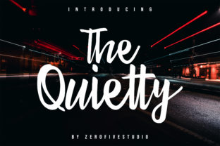 The Quietty: A Handwritten Font with Real Soul