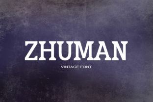 Zhuman: A Bold, Contemporary Serif Font