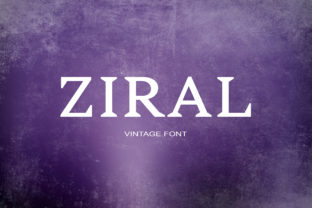 Ziral: A Serif Font with Distinctive Character